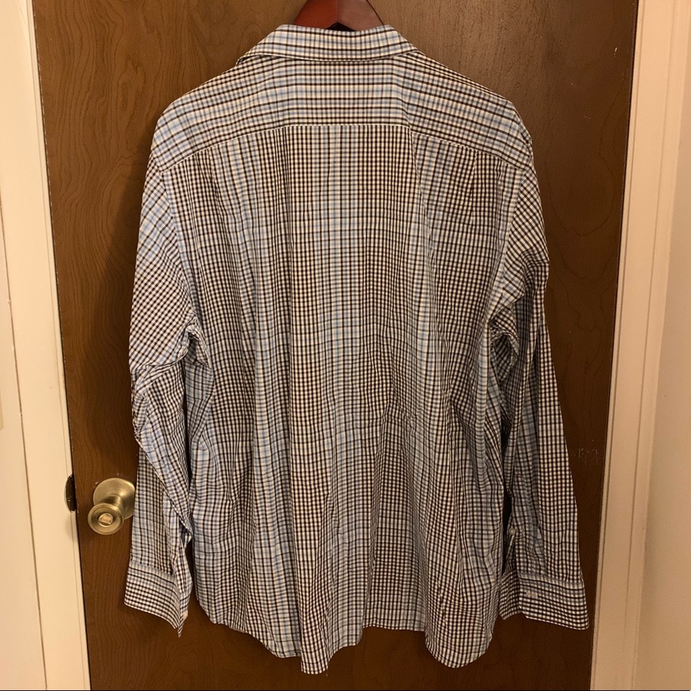 Michael Mk Tri Color Checker Button Down - image 4